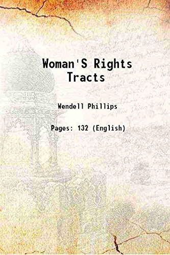 Imagen de archivo de Woman'S Rights Tracts 1854 a la venta por Books Puddle