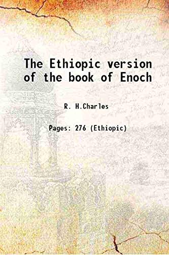 Imagen de archivo de The Ethiopic version of the book of Enoch 1906 a la venta por Books Puddle