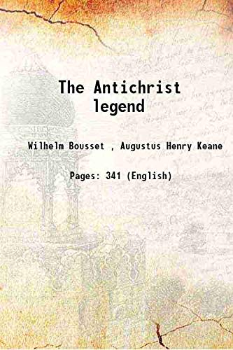 Stock image for The Antichrist legend 1896 for sale by Books Puddle