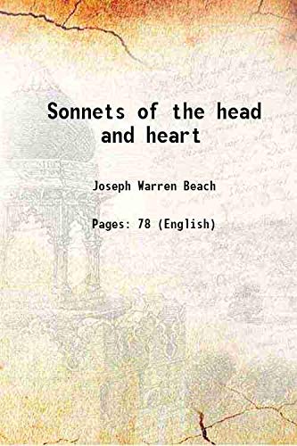 9789333460064: Sonnets of the head and heart 1903