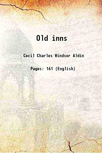 Stock image for Old inns 1921 for sale by Books Puddle