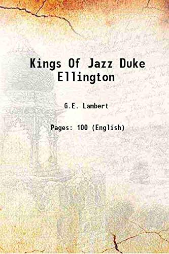 Imagen de archivo de Kings Of Jazz Duke Ellington 1959 a la venta por Books Puddle