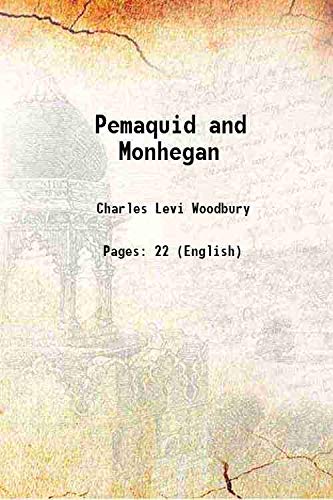 9789333462860: Pemaquid and Monhegan 1892