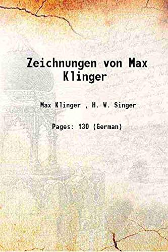 Stock image for Zeichnungen von Max Klinger for sale by Books Puddle