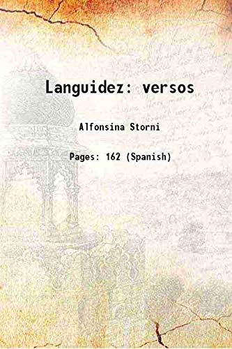 Stock image for Languidez versos 1920 for sale by Books Puddle