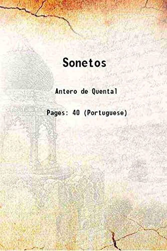 Stock image for Sonetos 1880 for sale by Books Puddle