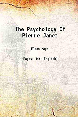 Stock image for The Psychology Of Pierre Janet 1951 for sale by Books Puddle
