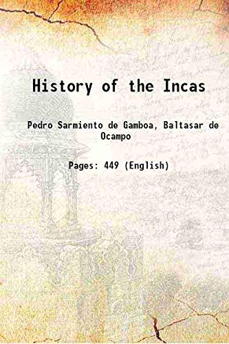 Stock image for History of the Incas 1907 for sale by Books Puddle