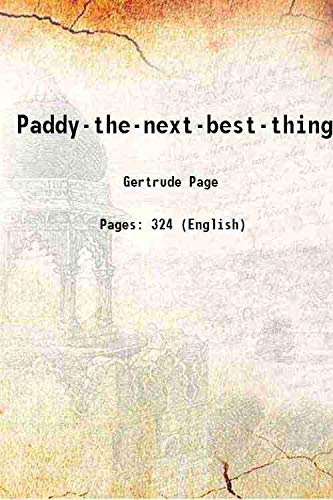 Stock image for Paddy-the-next-best-thing 1916 for sale by Books Puddle