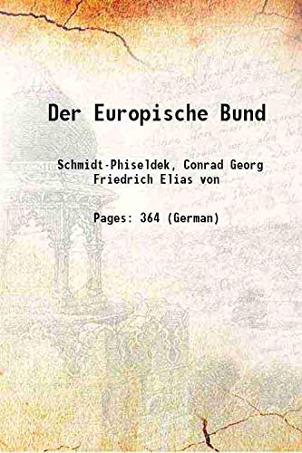 Stock image for Der Europische Bund 1821 for sale by Books Puddle