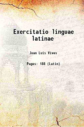 Beispielbild fr Exercitatio linguae latinae 1553 zum Verkauf von Books Puddle