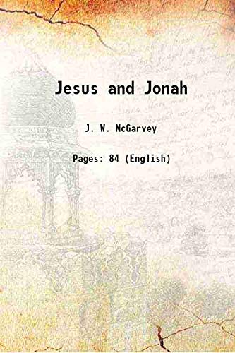Stock image for Jesus and Jonah 1896 for sale by Books Puddle