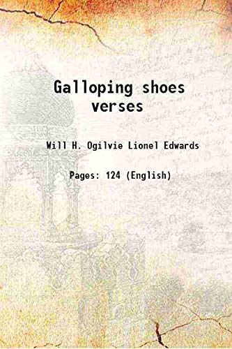 Imagen de archivo de Galloping shoes verses 1922 a la venta por Books Puddle