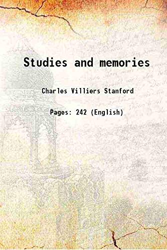 Imagen de archivo de Studies and memories 1908 a la venta por Books Puddle