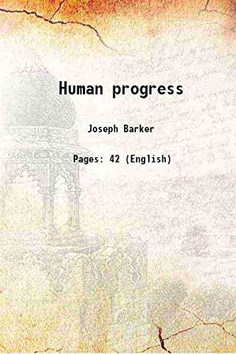 Stock image for Human progress 1858 for sale by Books Puddle
