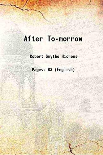 Imagen de archivo de After To-morrow 1895 a la venta por Books Puddle