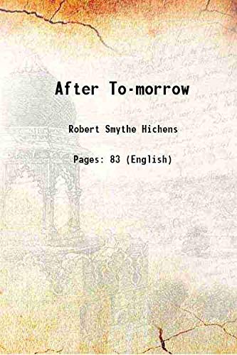 Stock image for After To-morrow 1895 for sale by Books Puddle