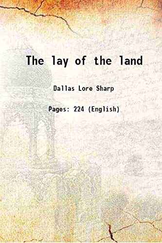 Stock image for The lay of the land 1922 for sale by Books Puddle