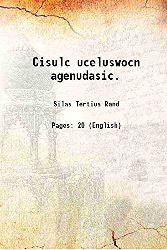 Stock image for Cisulc uceluswocn agenudasic. 1850 for sale by Books Puddle