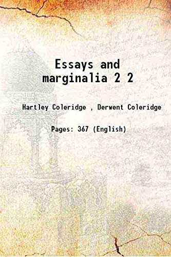 Imagen de archivo de Essays and marginalia Volume 2 1851 a la venta por Books Puddle