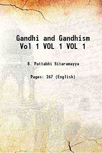 Stock image for Gandhi and Gandhism Vol 1 Volume VOL 1 1942 for sale by Books Puddle