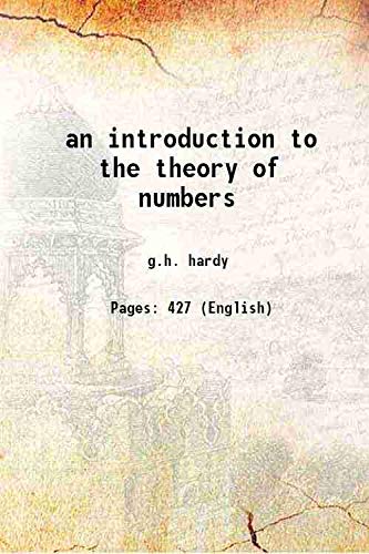 9789333496490: an introduction to the theory of numbers 1945