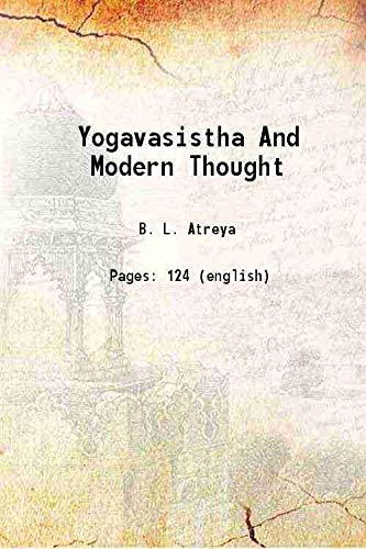 Stock image for Yogavasistha And Modern Thought 1934 for sale by Books Puddle