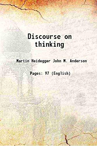 9789333499217: Discourse on thinking 1817