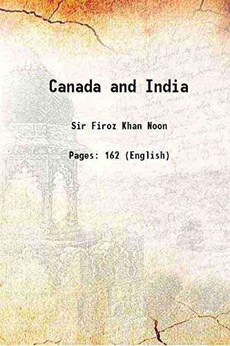 Beispielbild fr Canada and India 1939 zum Verkauf von Books Puddle