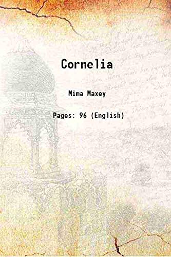 Stock image for Cornelia for sale by Books Puddle