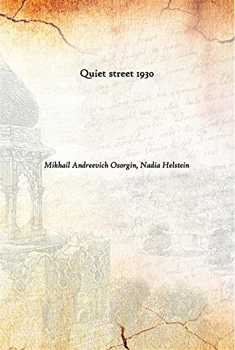 9789333613811: Quiet street 1930 [Hardcover]