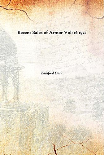 Imagen de archivo de Recent Sales of Armor Vol. 16 1921 a la venta por Books Puddle