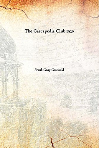 Stock image for The Cascapedia Club 1920 for sale by Books Puddle