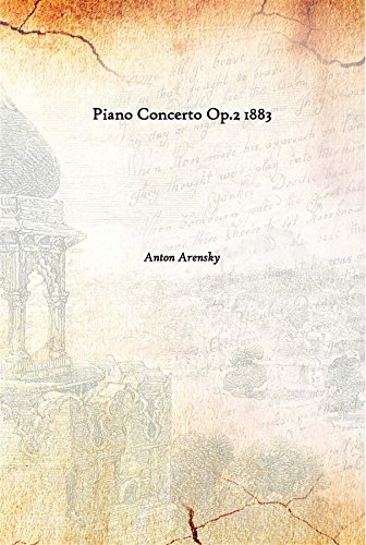 Stock image for Piano Concerto Op.2 1883 for sale by Books Puddle