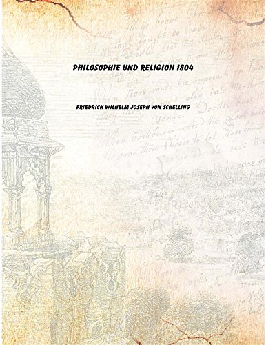 Beispielbild fr Philosophie und Religion 1804 zum Verkauf von Books Puddle