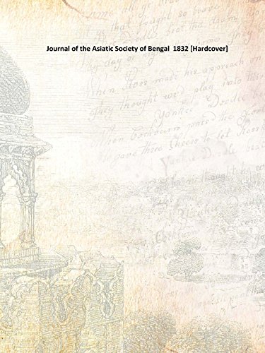 Stock image for Journal of the Asiatic Society of Bengal 1832 [Hardcover] for sale by Books Puddle