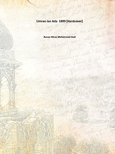 Stock image for Umrao Jan Ada 1899 [Hardcover] for sale by Books Puddle