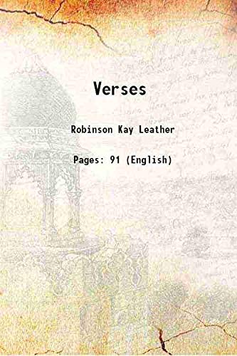 Imagen de archivo de Verses 1891 [Hardcover] a la venta por Books Puddle