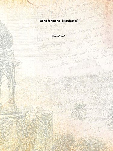 9789333681834: Fabric for piano [Hardcover]
