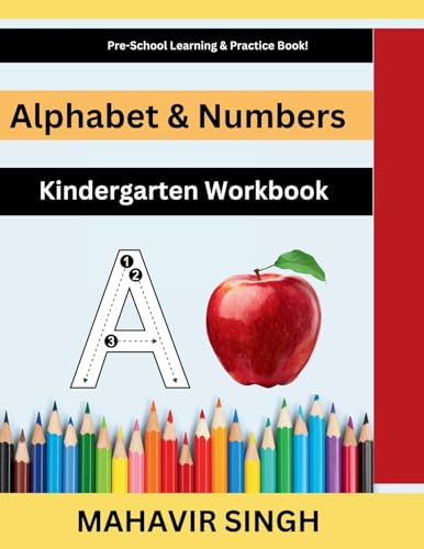 9789334029338: Alphabet & Numbers: Kindergarten Workbook (Kg)