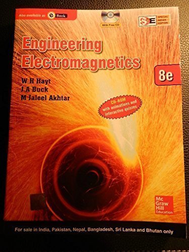 9789339203276: Engineering Electromagnetics, 8th ed. (With CD ROM)