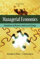 Imagen de archivo de Managerial Economics: Foundations of Business Analysis and Strategy a la venta por dsmbooks