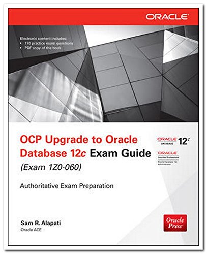 9789339218119: Ocp Upgrade To Oracledb 12C Exam Guide Exam-Izo 060