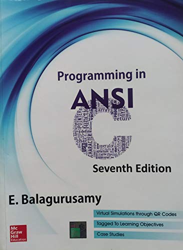 Stock image for Programming In Ansi C, 7Th Edition for sale by Books in my Basket