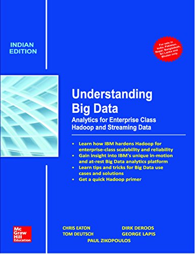 Stock image for Understanding Big Data: Analytics For Enterprise Class Hadoop And Streaming Data, 1Ed for sale by medimops