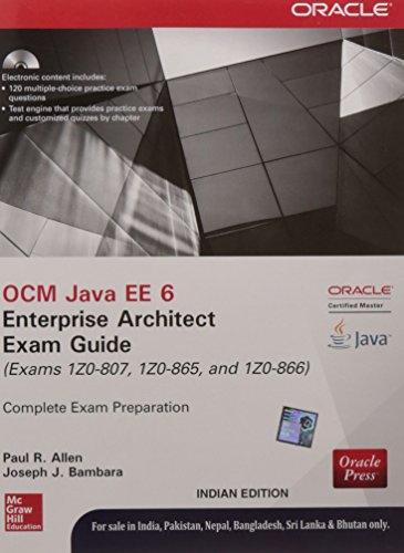 Stock image for OCM Java EE 6 Enterprise Architect Exam Guide for sale by Majestic Books