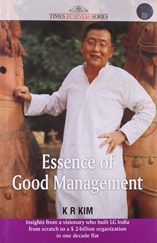9789350040089: Dreamtech Press Essence Of Good Management [Hardcover]