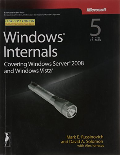 9789350041499: Windows Internals: Covering Windows Server 2008 And Windows Vista