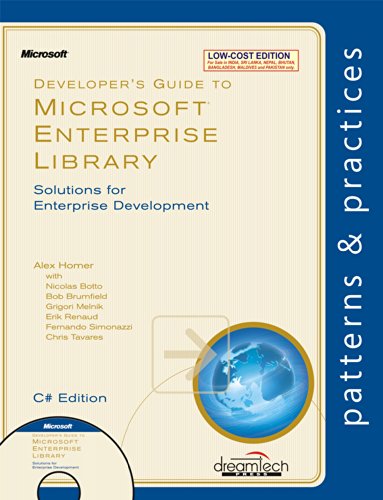 9789350041826: Developer's Guide to Microsoft Enterprise Library Solutions for Enterprise Developement