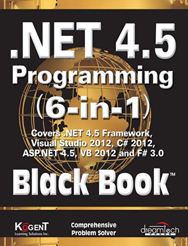 9789350045107: .NET 4.5 Programming 6-in-1, Black Book